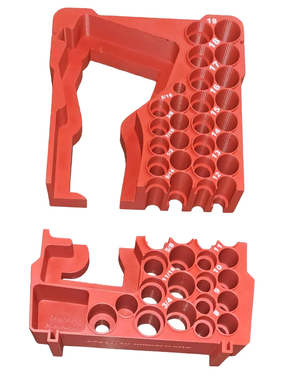 Milwaukee Packout Insert Liner for M12 Impact Wrench 43pc 3/8" Socket Organiser photo 3