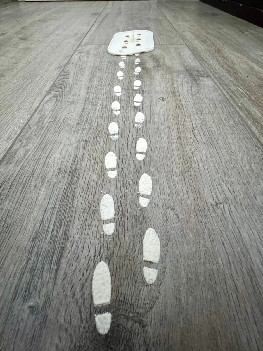 Elf Footprint Stencil for Elf on the Shelf Flour Tracks photo 4