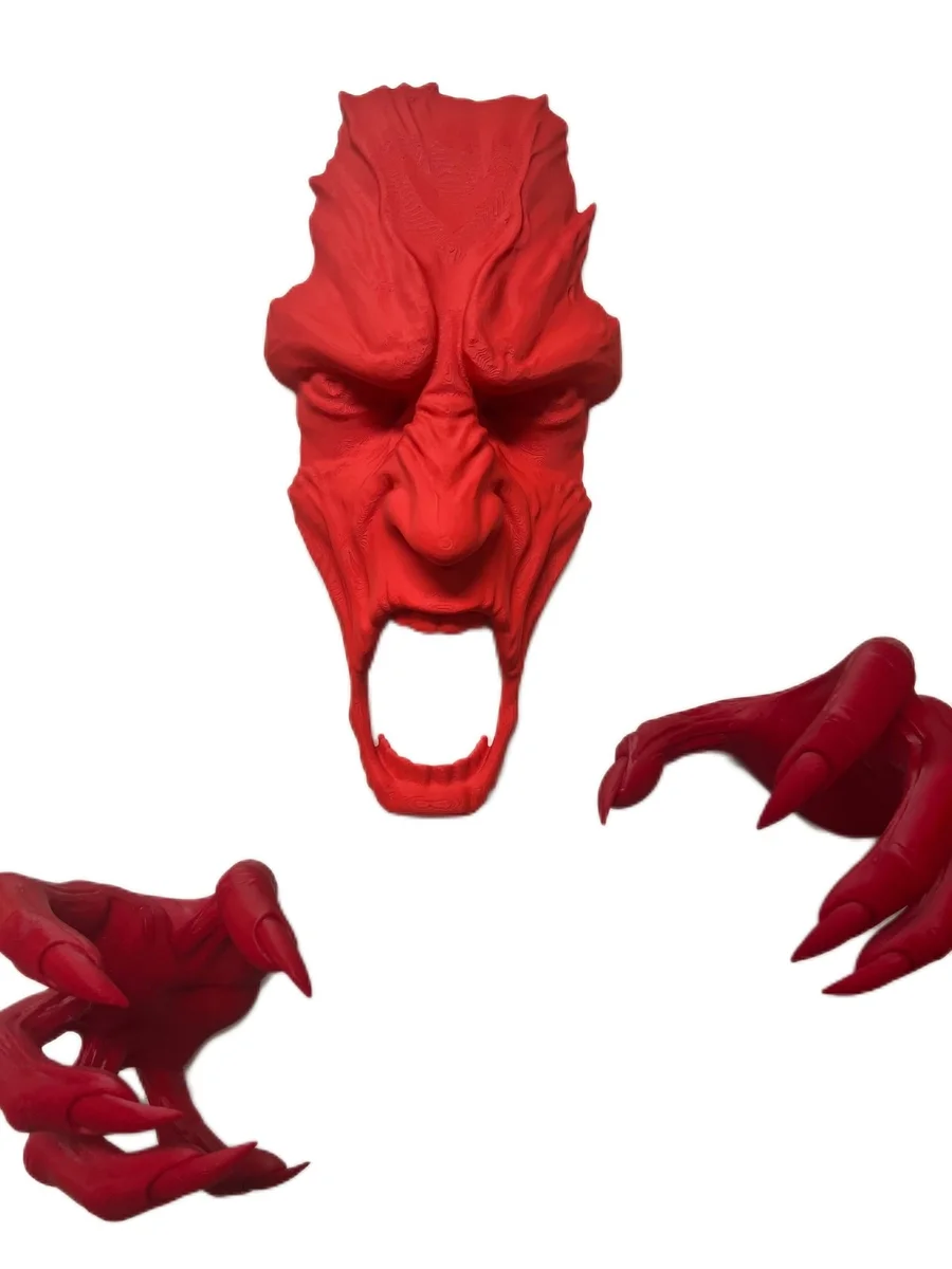 Demon from the Wall Decoration 3 Piece Set for Halloween Haunted House photo 4