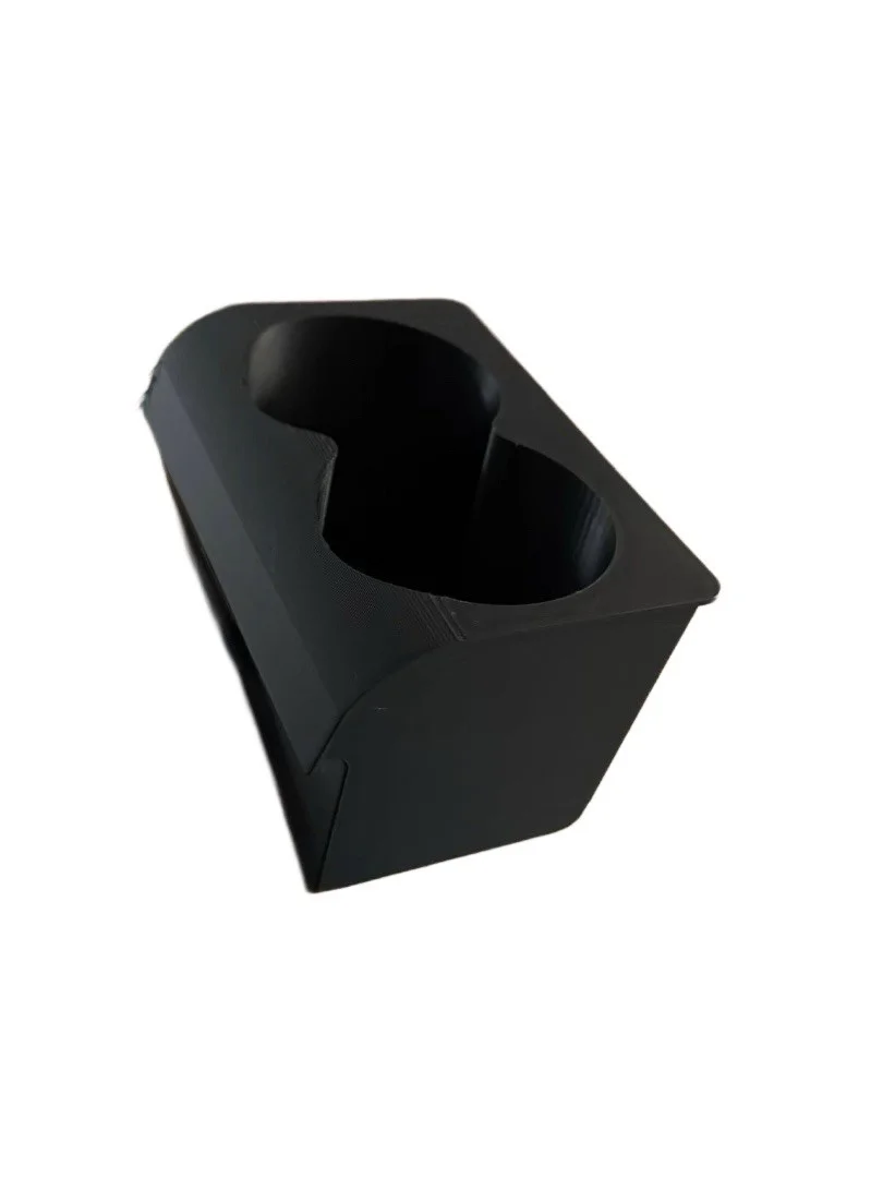 BMW E46 Rear Cup Holder Insert 2-Cup Drink Holder 3D Printed Custom Fit Black photo 1
