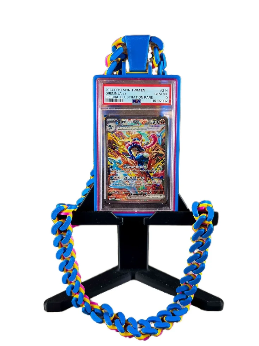 PSA Graded Card Slab Chain Necklace for Card Collectors photo 3