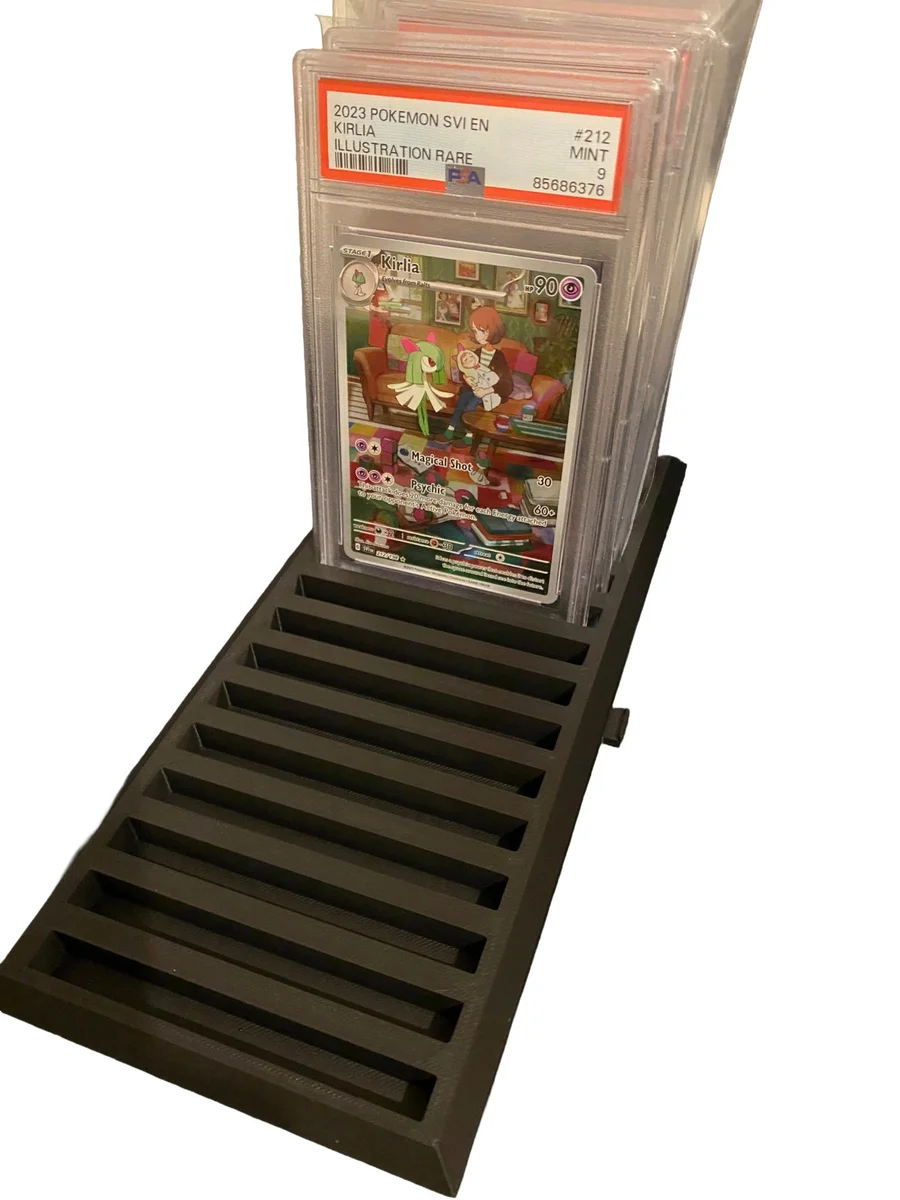 PSA Graded Card Slab Display Stand for 15 Slabs with Sleeves photo 2