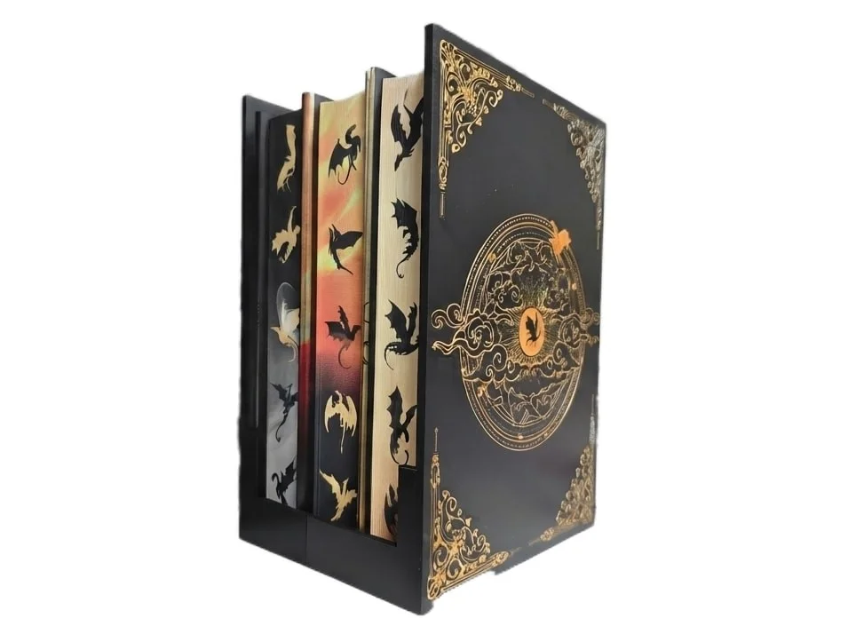 Book Display Case for Empyrean Series Fourth Wing and Iron Flame Set photo 1