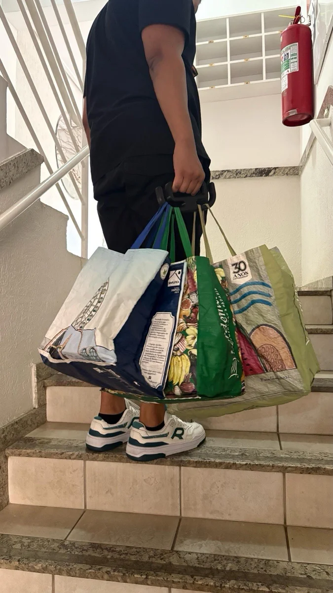 Grocery Bag Carrier Handle for Shopping Bags Ergonomic Heavy Duty Bag Holder photo 2
