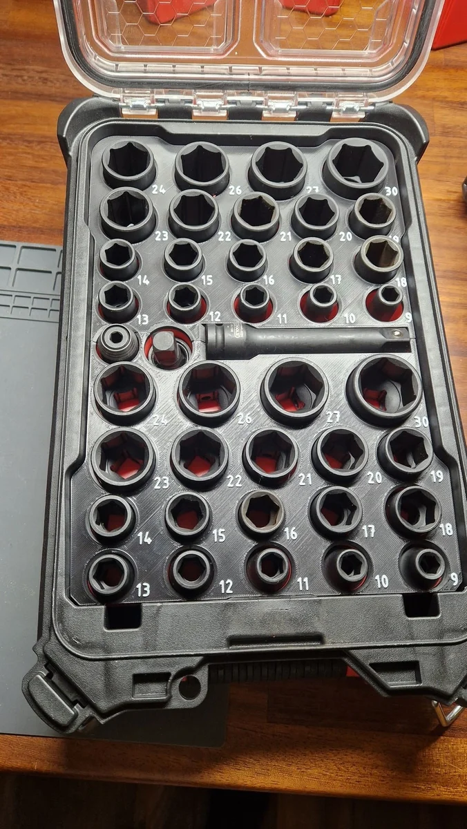 Milwaukee Packout Insert Liner for KS Tools 1/2" 40pc Impact Socket Set photo 1