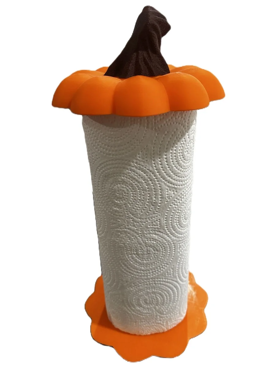 Pumpkin Kitchen Roll Holder for Autumn Kitchen Decor photo 6