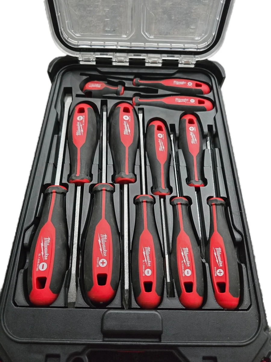 Milwaukee Packout Insert Liner for Tri-Lobe Screwdrivers | Compact Slim Organize photo 1