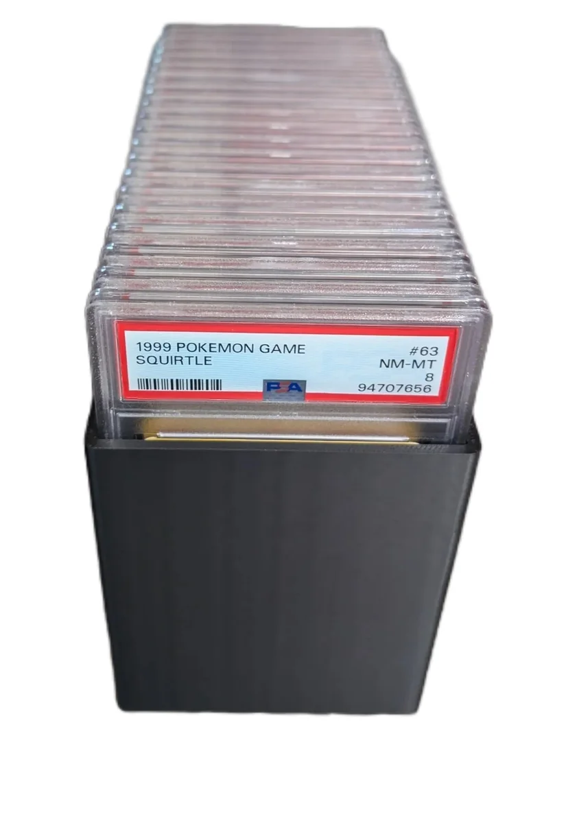 PSA Graded Card Slab Storage Box for 20 Slabs with Lid Trading Card Organiser photo 2