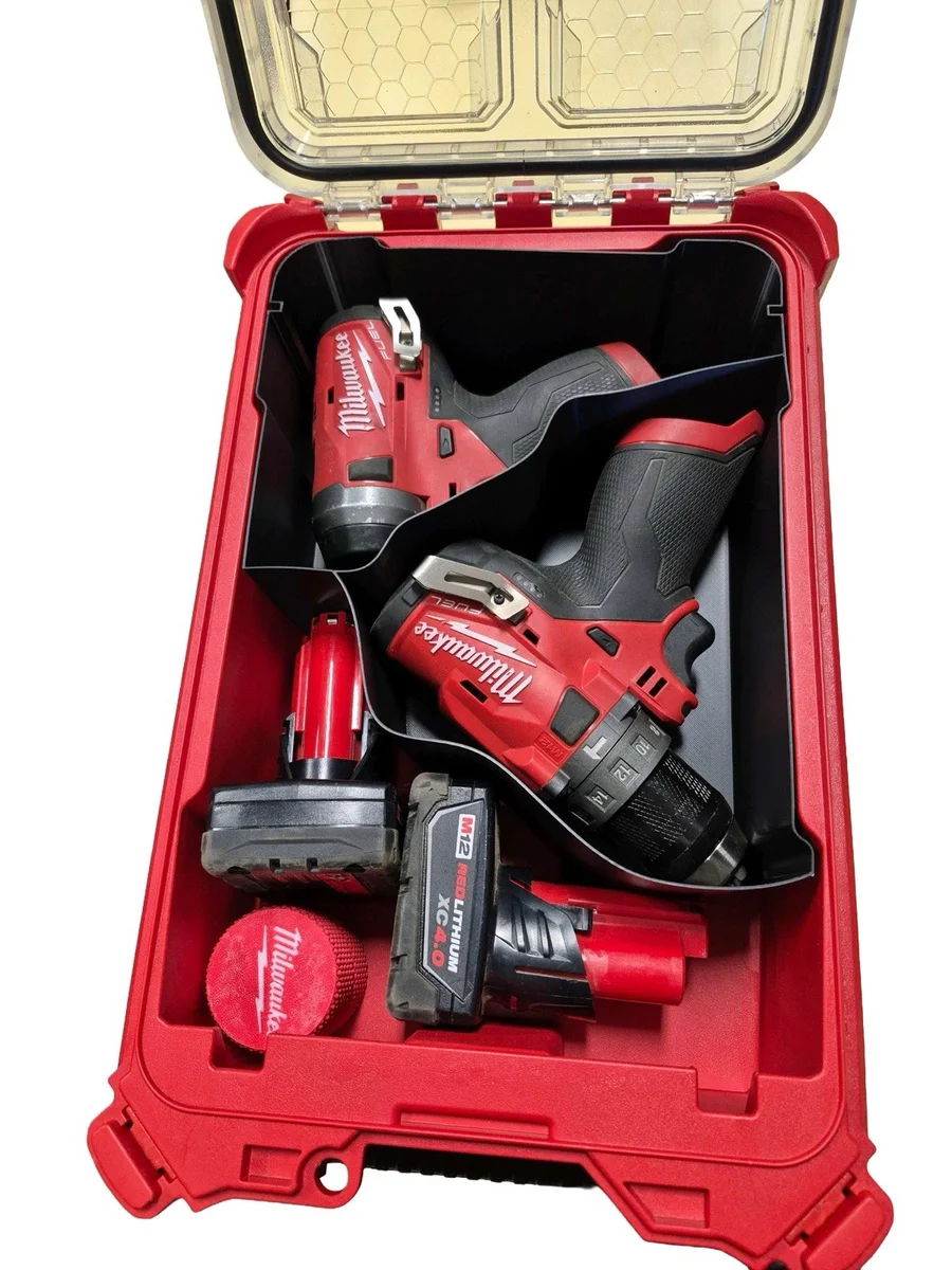 Milwaukee Packout Insert Liner for M12 FUEL Drill &amp; Impact Driver One Piece Tray photo 1
