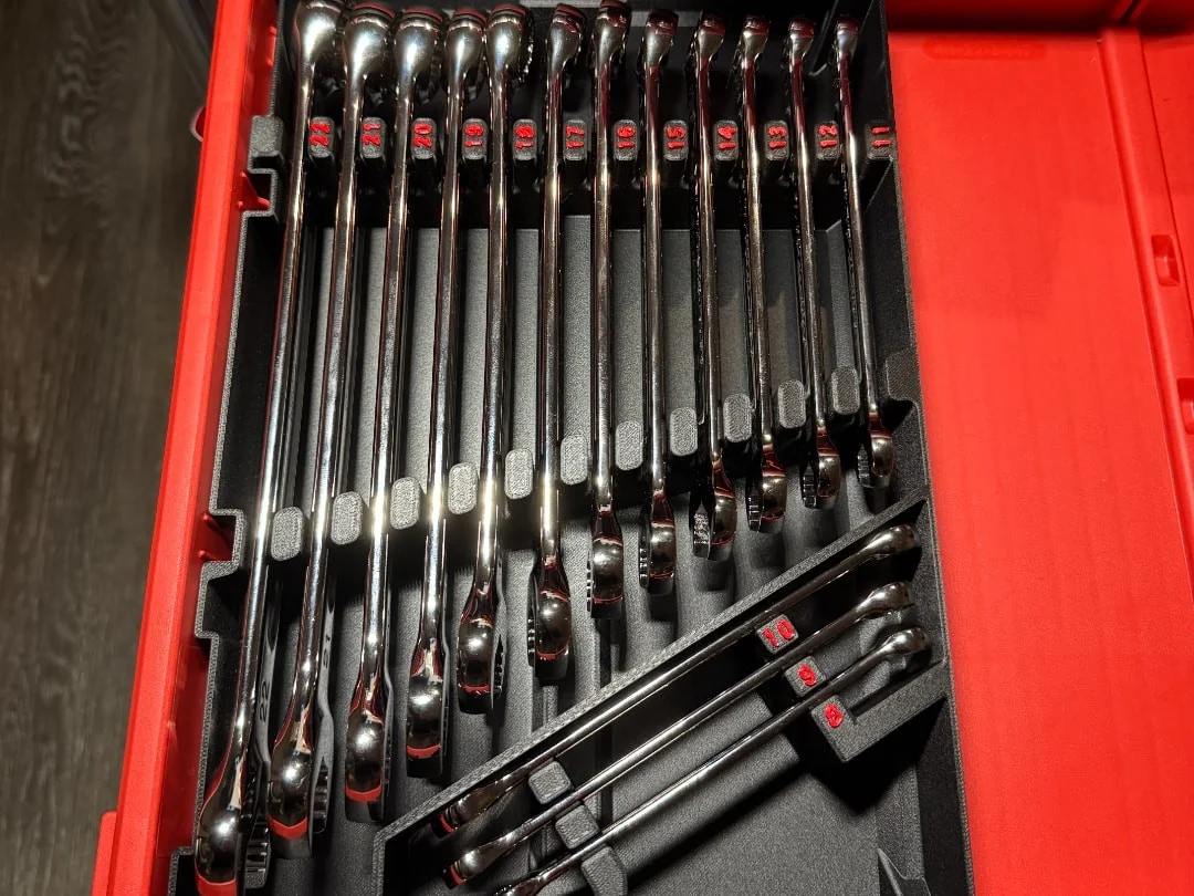 30-Piece Wrench Set Liner Organiser for Milwaukee Packout Drawer photo 3
