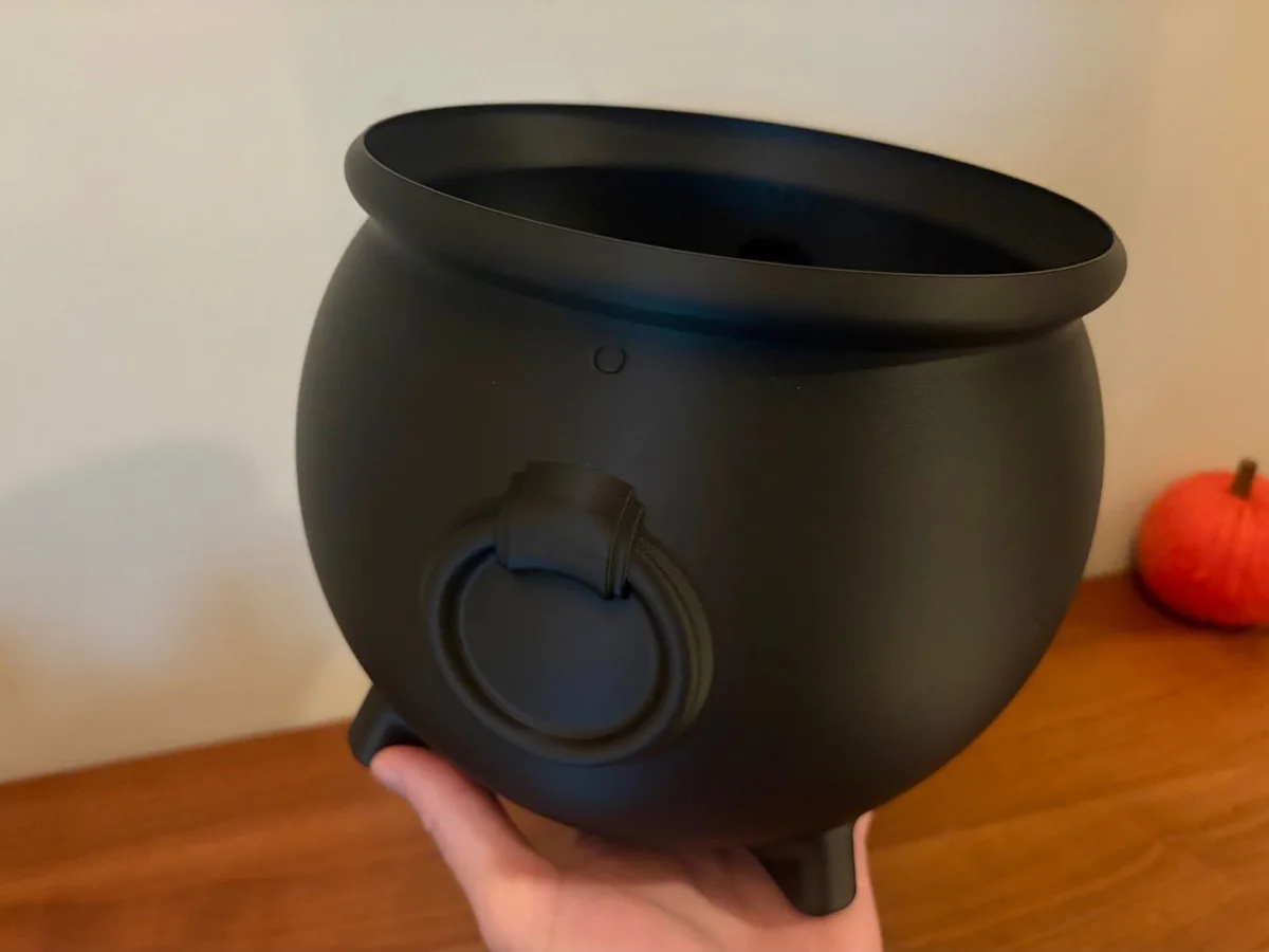 Halloween Witch Cauldron Candy Bowl & Treat Bucket for Halloween photo 5