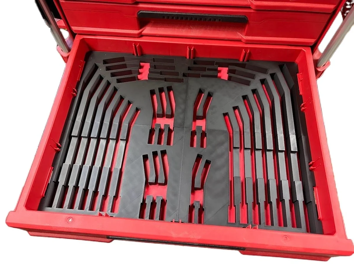 Milwaukee Packout Insert Liner for Ratcheting Wrench Sets 4-Drawer Tool Box photo 10