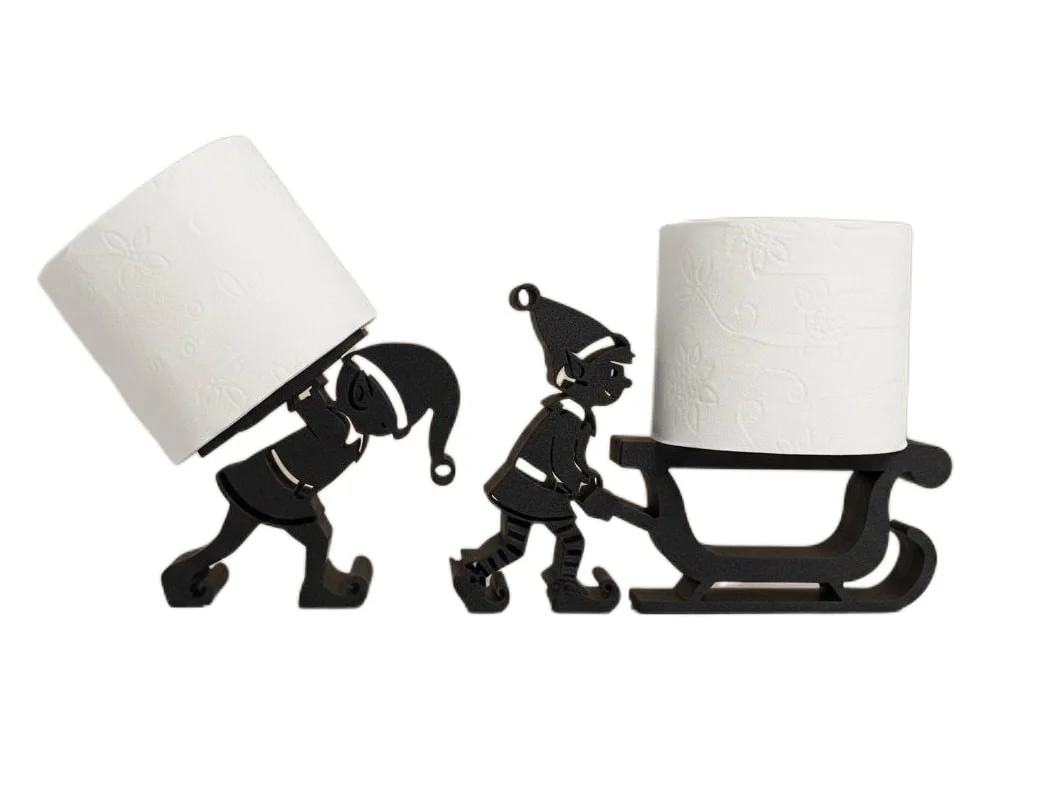 Christmas Elf Toilet Roll Holder for Bathroom Novelty Festive Xmas Decor photo 9