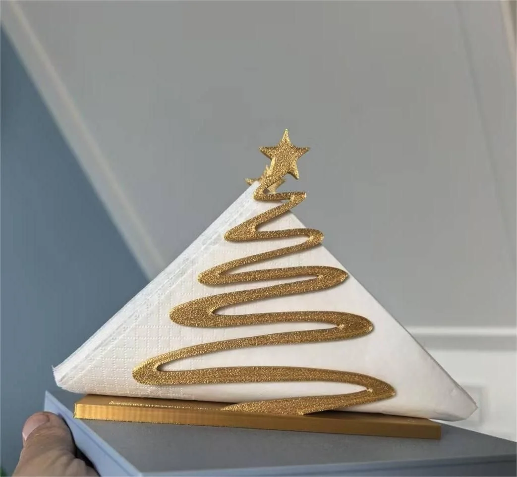 Christmas Tree Napkin Holder for Festive Table Decor photo 4