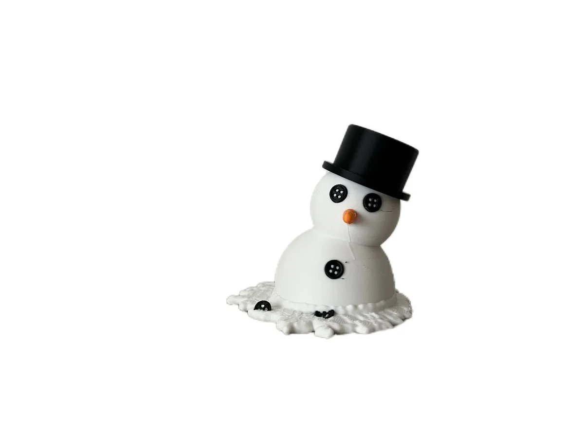 Melting Snowman Decoration for Christmas Table, Winter Display & Funny Gift photo 6