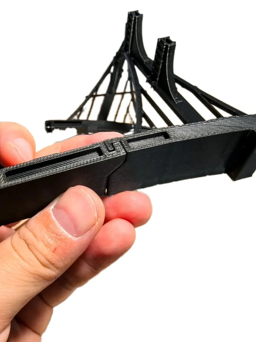 Suspension Bridge Train Track for IKEA Brio Hape Wooden Railway photo 5