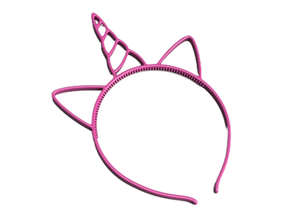 Unicorn Horn & Ears Headband for Fancy Dress Costume photo 1