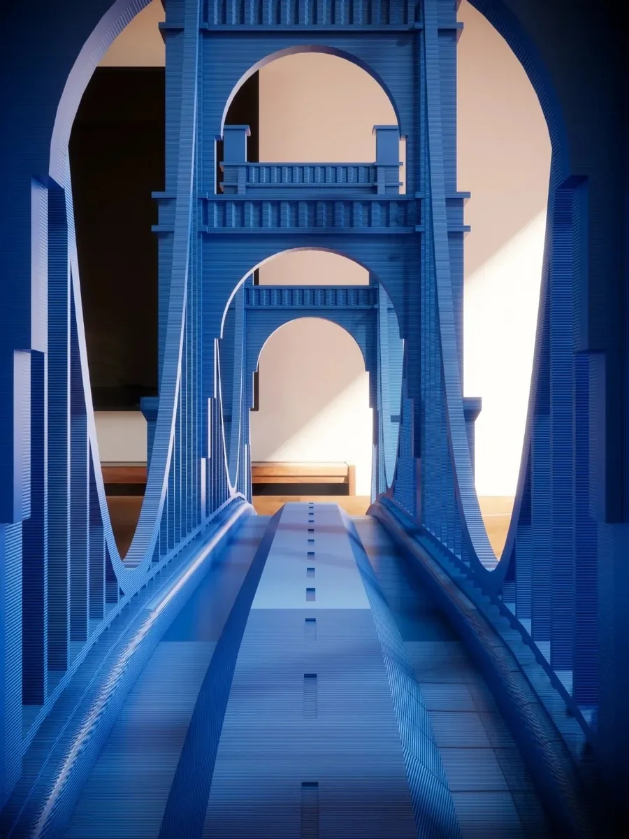 Suspension Bridge Train Track for IKEA Brio Hape Wooden Railway photo 3