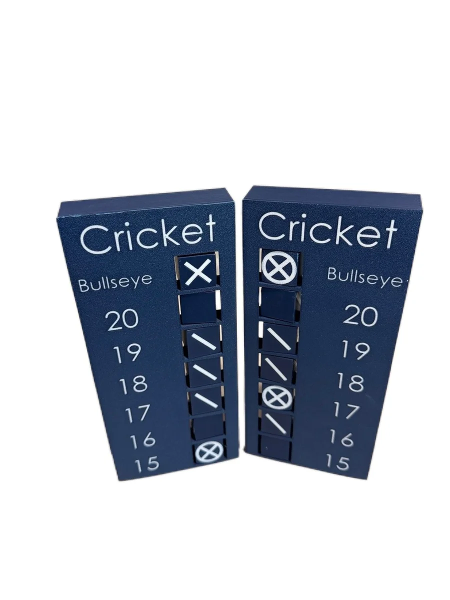 Darts Cricket Scoreboard with Rotating Score Cubes for Dartboard Game Room photo 3