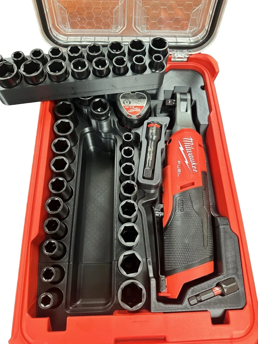 Milwaukee Packout Insert Liner for M12 FUEL High Speed Ratchet &amp; 43pc Sockets photo 2