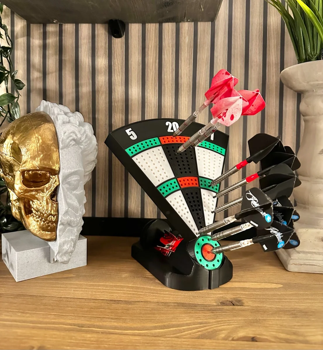 Dart Holder Display Stand for Darts - Dartboard Style, Flight & Tip Storage photo 5