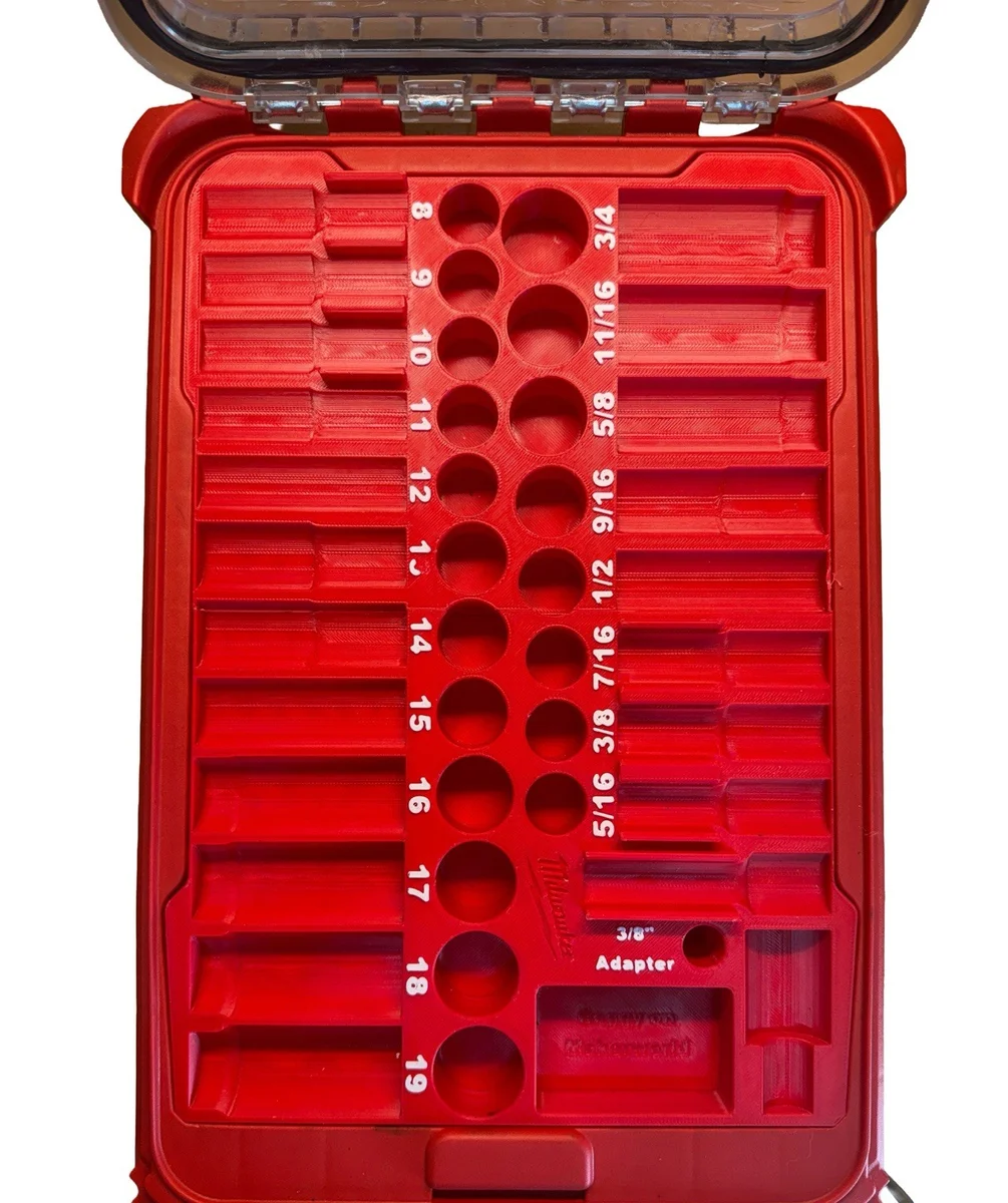 Milwaukee Packout Insert Liner for 43pc 3/8" Impact Socket Set 49-66-7009 photo 3