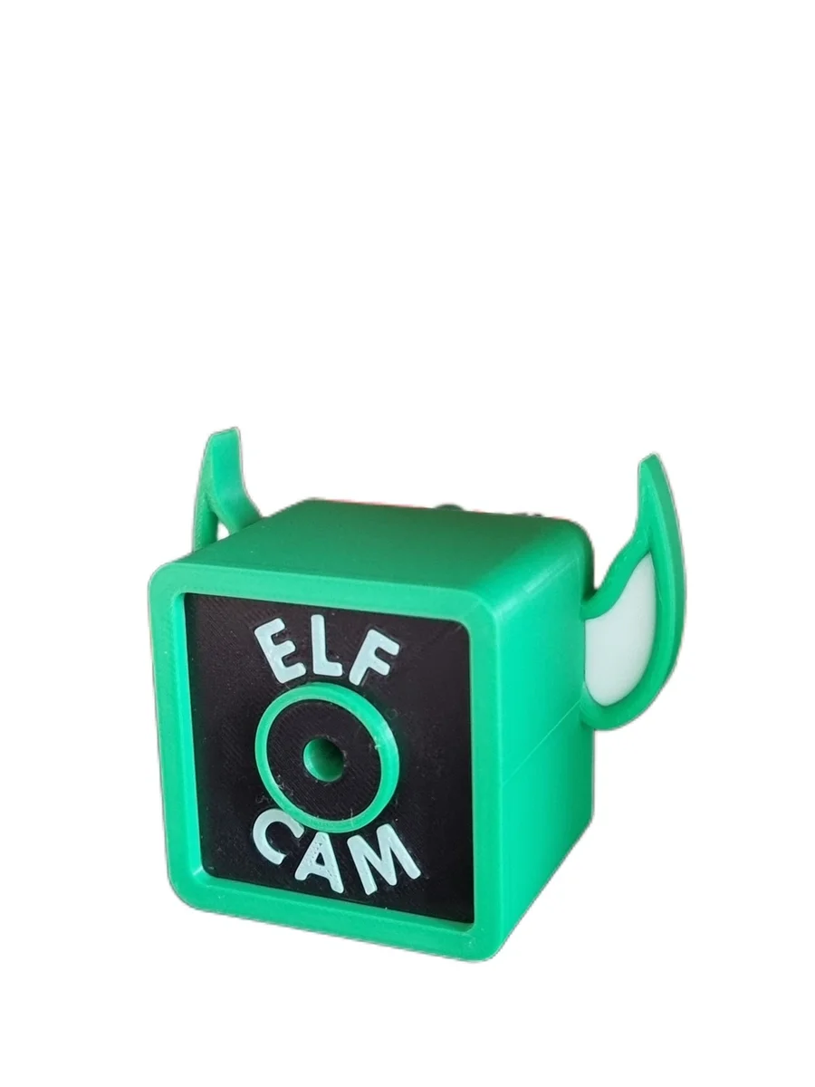 Christmas Elf Cam Decoration for Shelf or Mantelpiece with Elf Ears and Stand photo 2