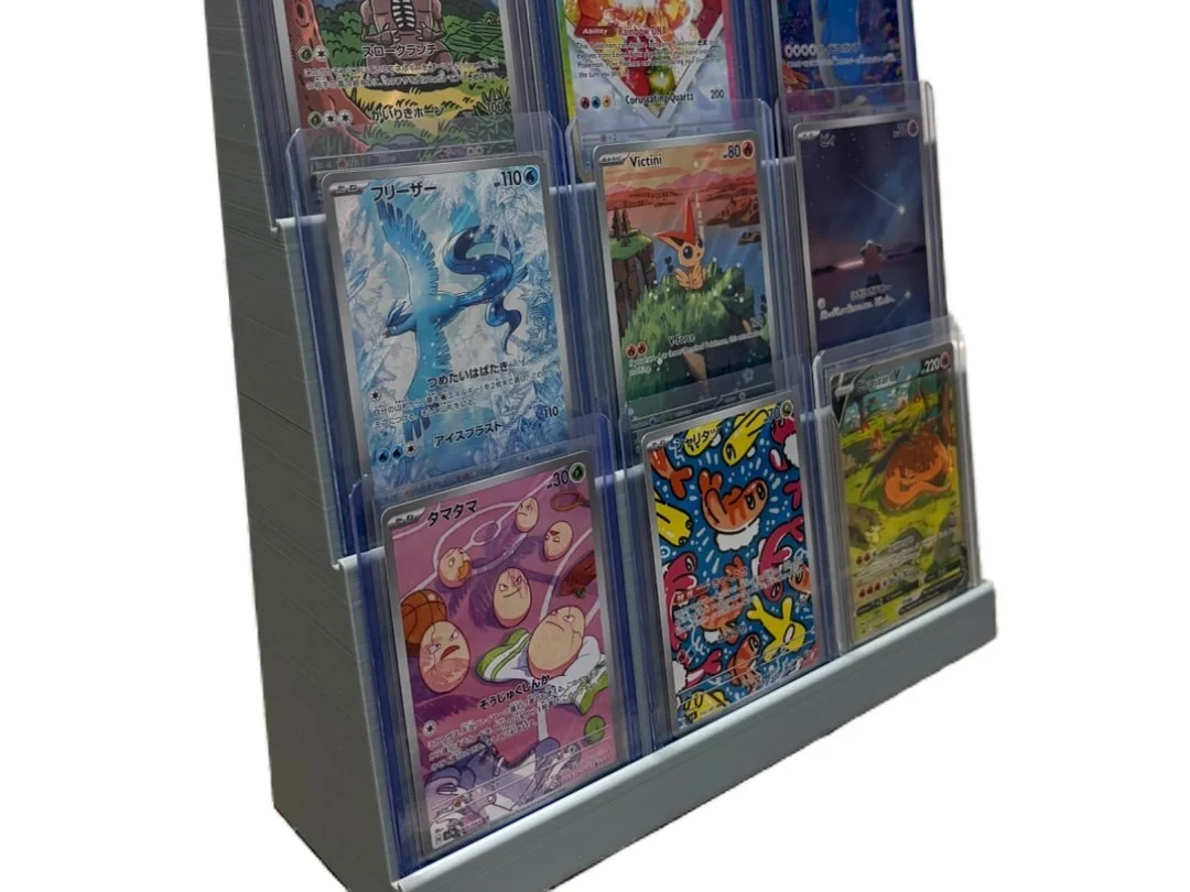 Display Stand for 9 Standard Top Loaders  | 3×3 Grid Holder | Pokemon TCG photo 2