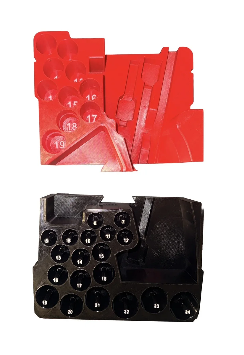Milwaukee Packout Insert Liner for M12 FUEL FCIWF38G3 3/8" Impact Wrench Sockets photo 5