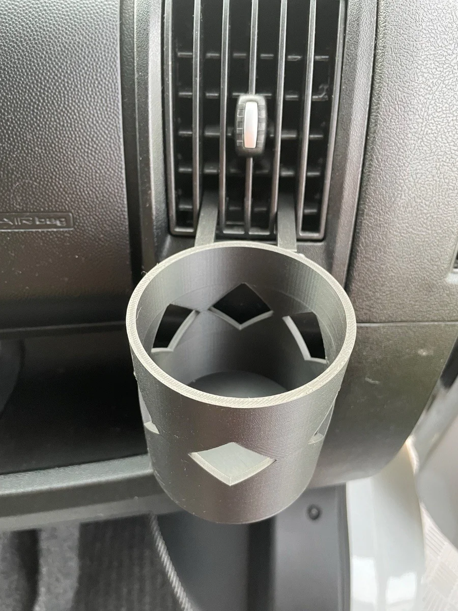 Cup Holder for Citroen Jumper Fiat Ducato Air Vent Mount Black PETG photo 2