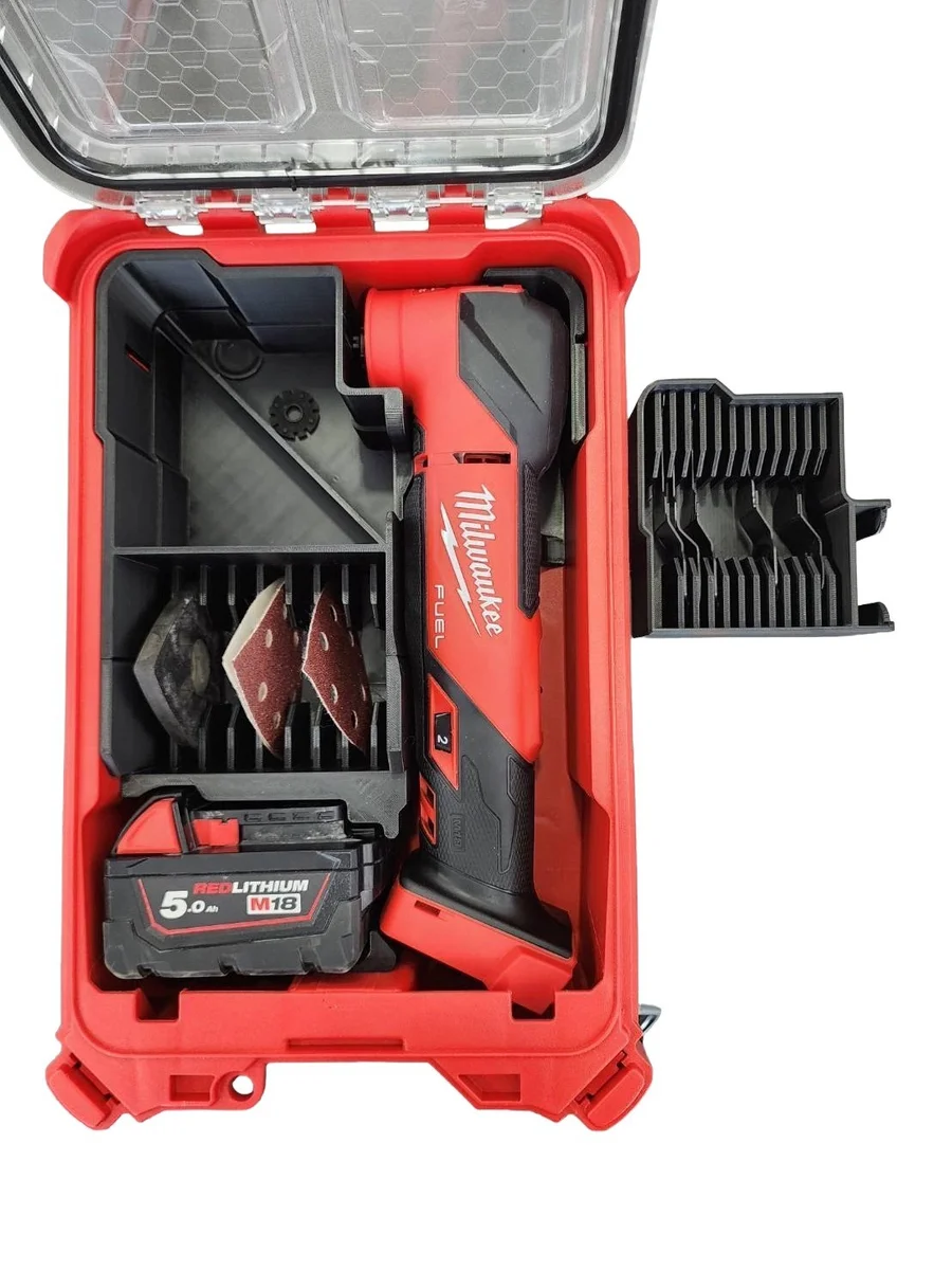 Milwaukee Packout Insert Liner for M18 FUEL FMT Multi-Tool Blades Battery Tray photo 2