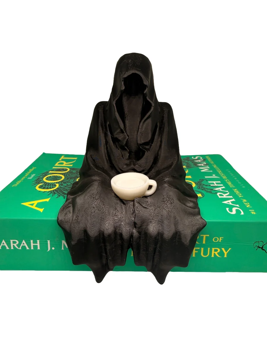 Suriel Tea Figure 3D Printed ACOTAR Inspired Bookshelf Decor Fantasy Book Gift photo 2