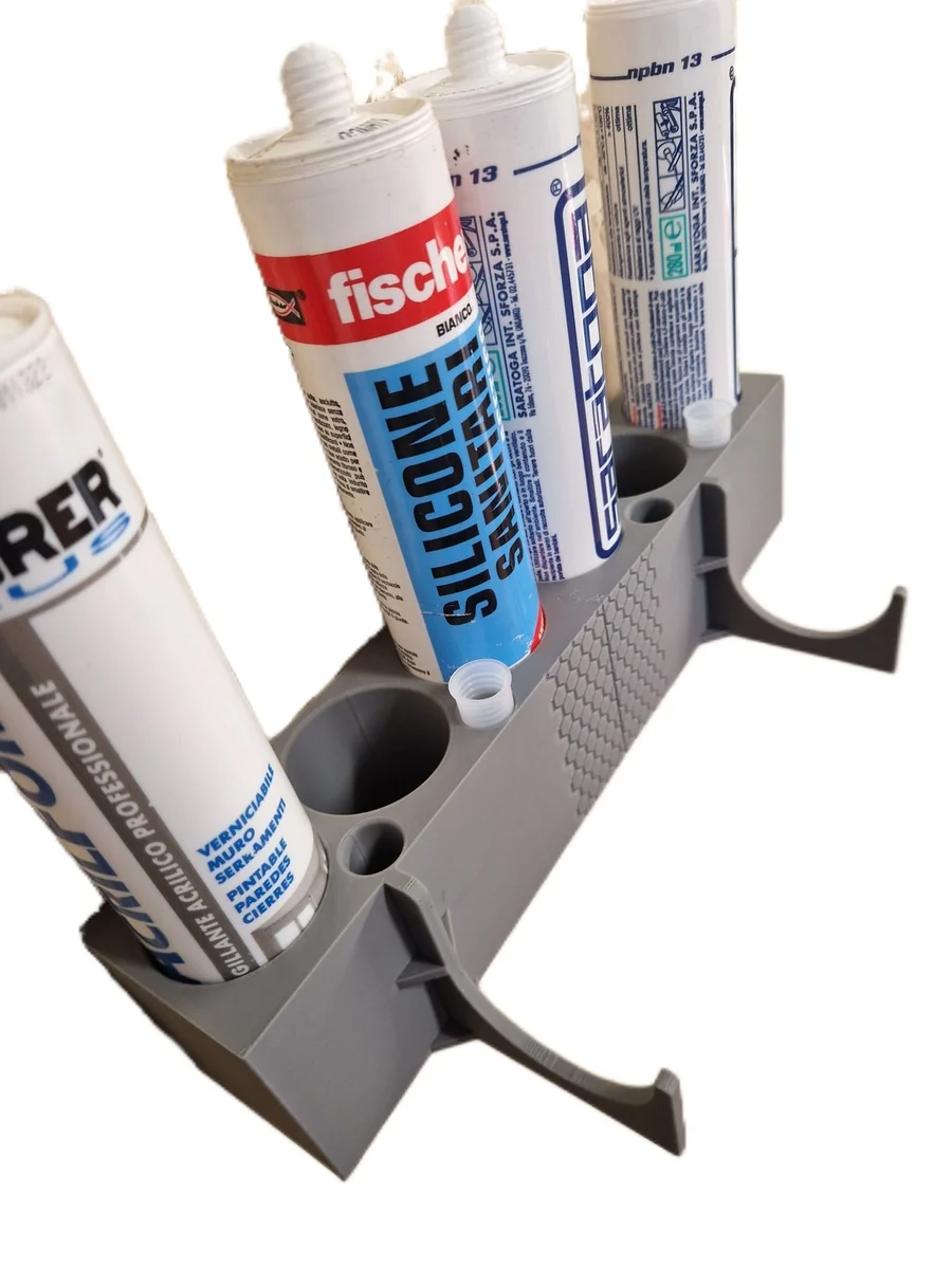 Caulking Gun & Sealant Cartridge Storage Rack for Workshop Wall photo 5