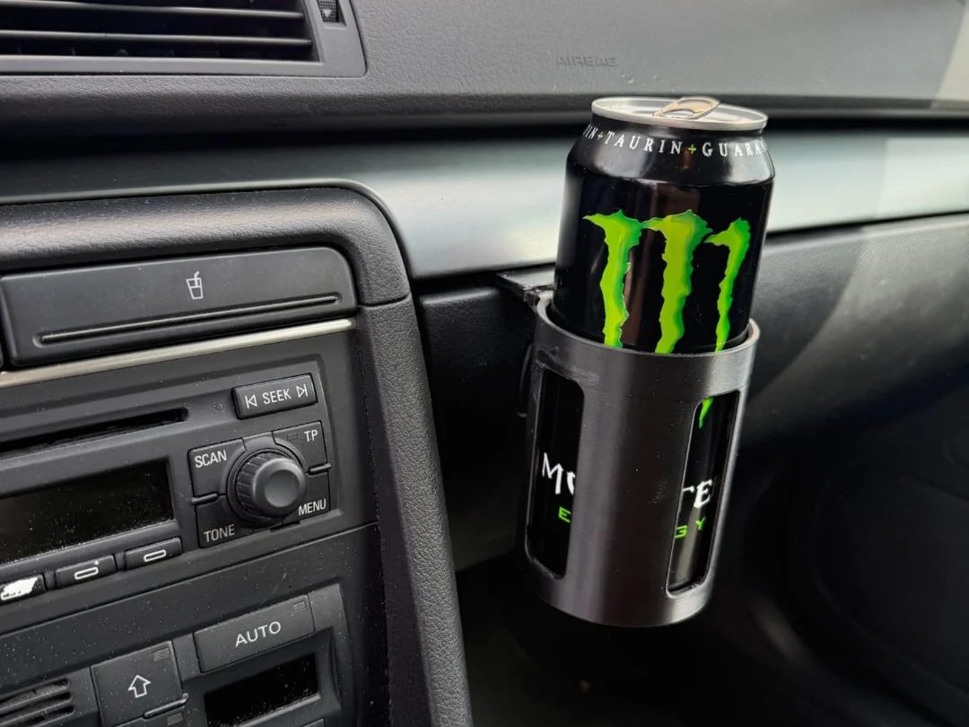 Cup Holder for Audi A4 B7 Glovebox Clamp-In Drinks Can & Bottle Holder RHD photo 1