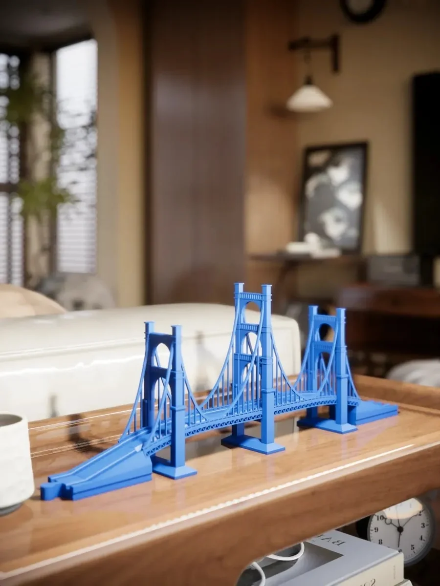 Suspension Bridge Train Track for IKEA Brio Hape Wooden Railway photo 7