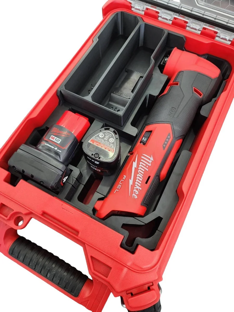 Milwaukee Packout Insert Liner for M12 FUEL FMT Multi-Tool Bits Battery Tray photo 3