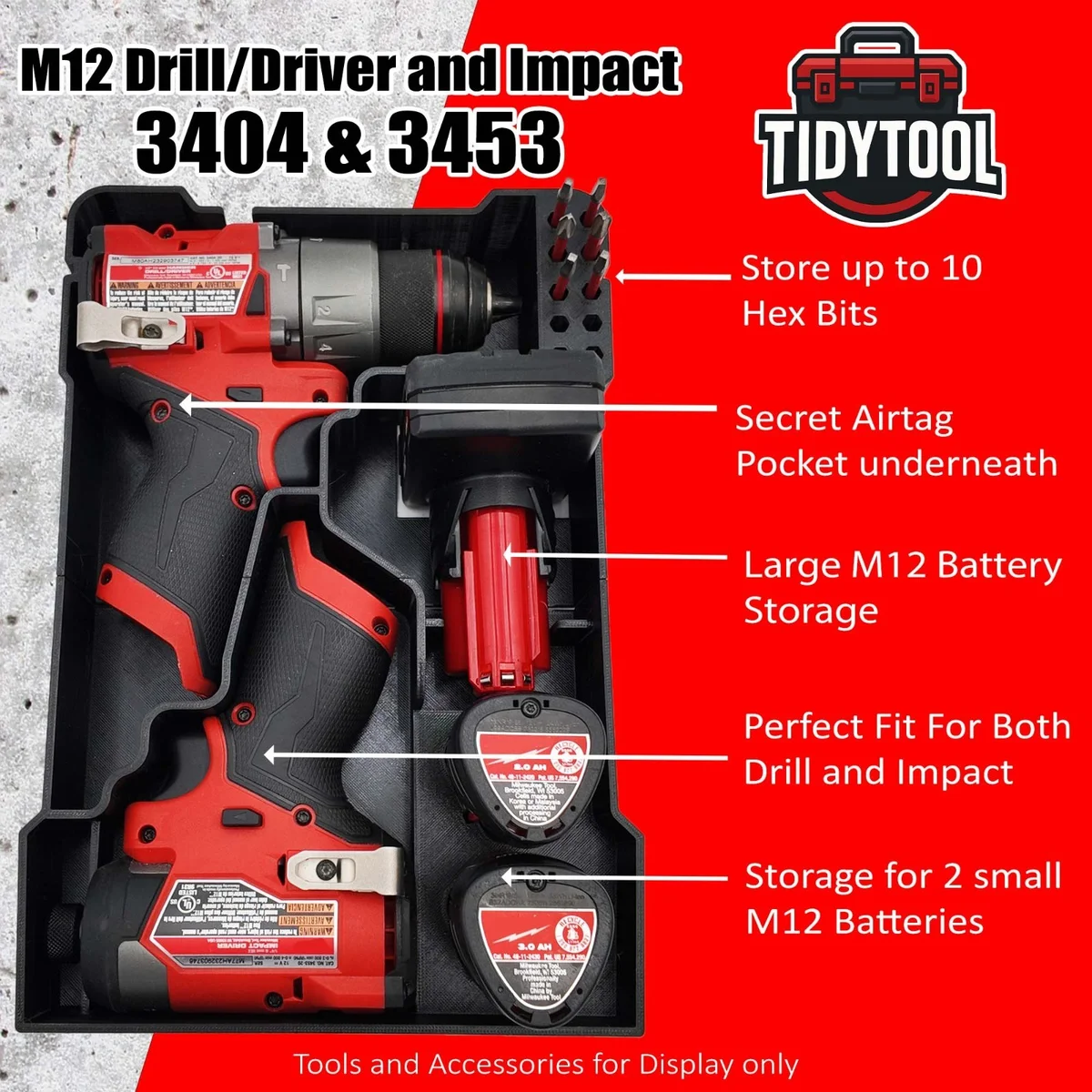 Milwaukee Packout Insert Liner for M12 FUEL Drill Driver &amp; Impact Driver Combo photo 4
