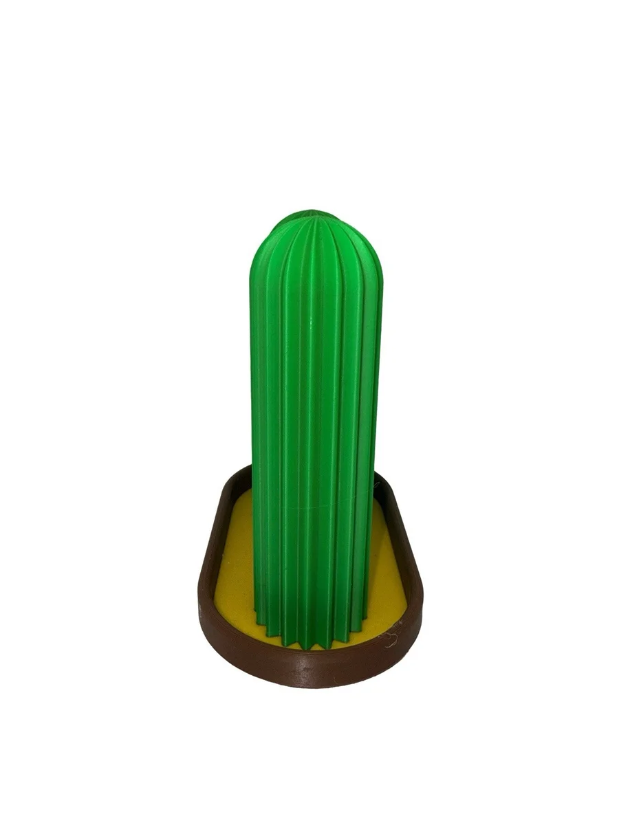 Cactus Scrunchie Holder Stand for Hair Bobbles Ties Bands Dressing Table Gift photo 4