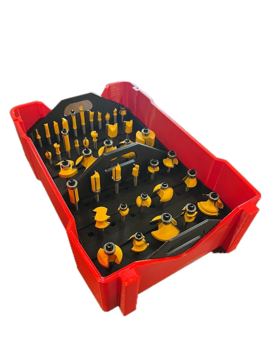 Milwaukee Packout Insert Liner for 1/4 Inch Router Bits photo 2