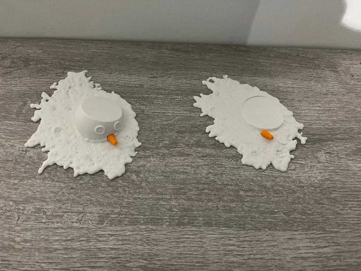 Melting Snowman Decoration for Christmas Table, Winter Display & Funny Gift photo 12