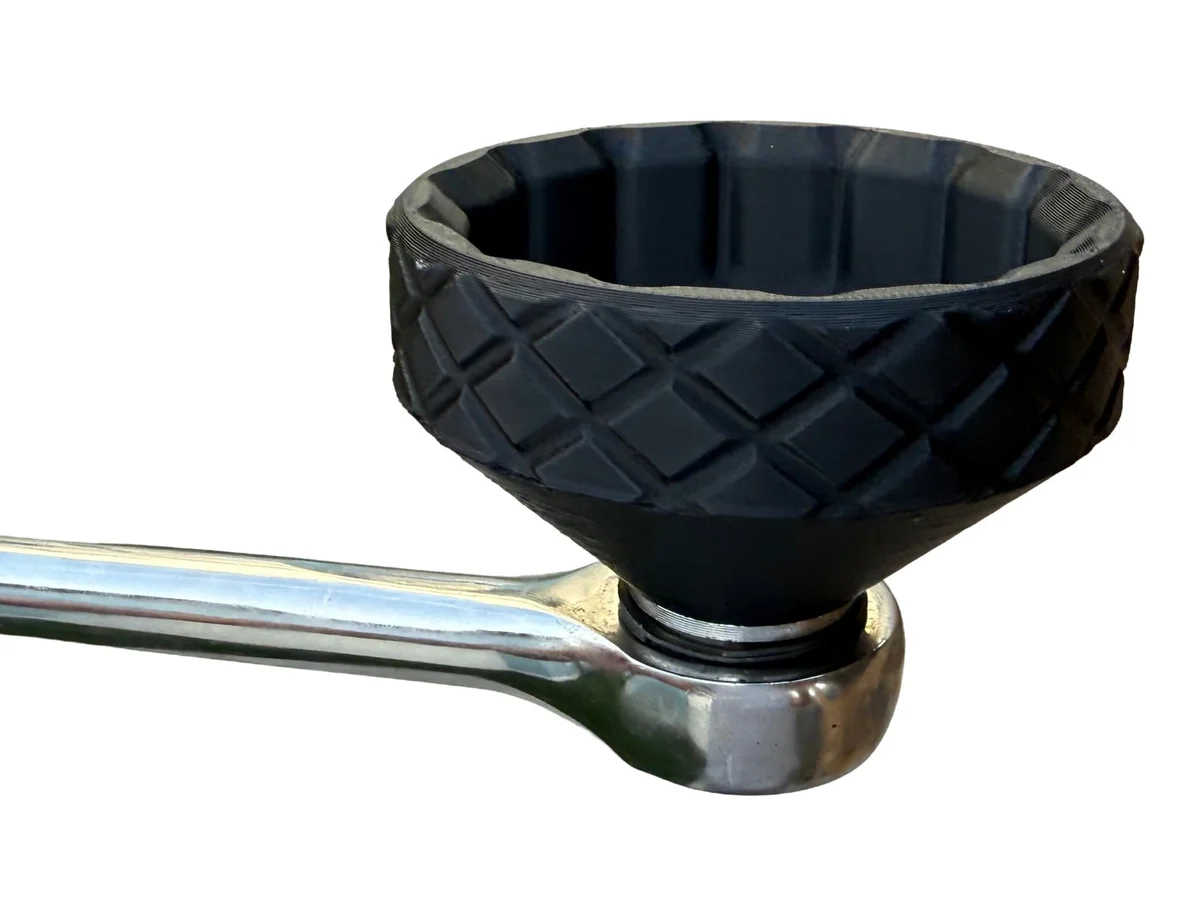 Oil Filter Cup Wrench 1/2" Drive 14-Flute for Spin-On Filters 8 Sizes photo 2
