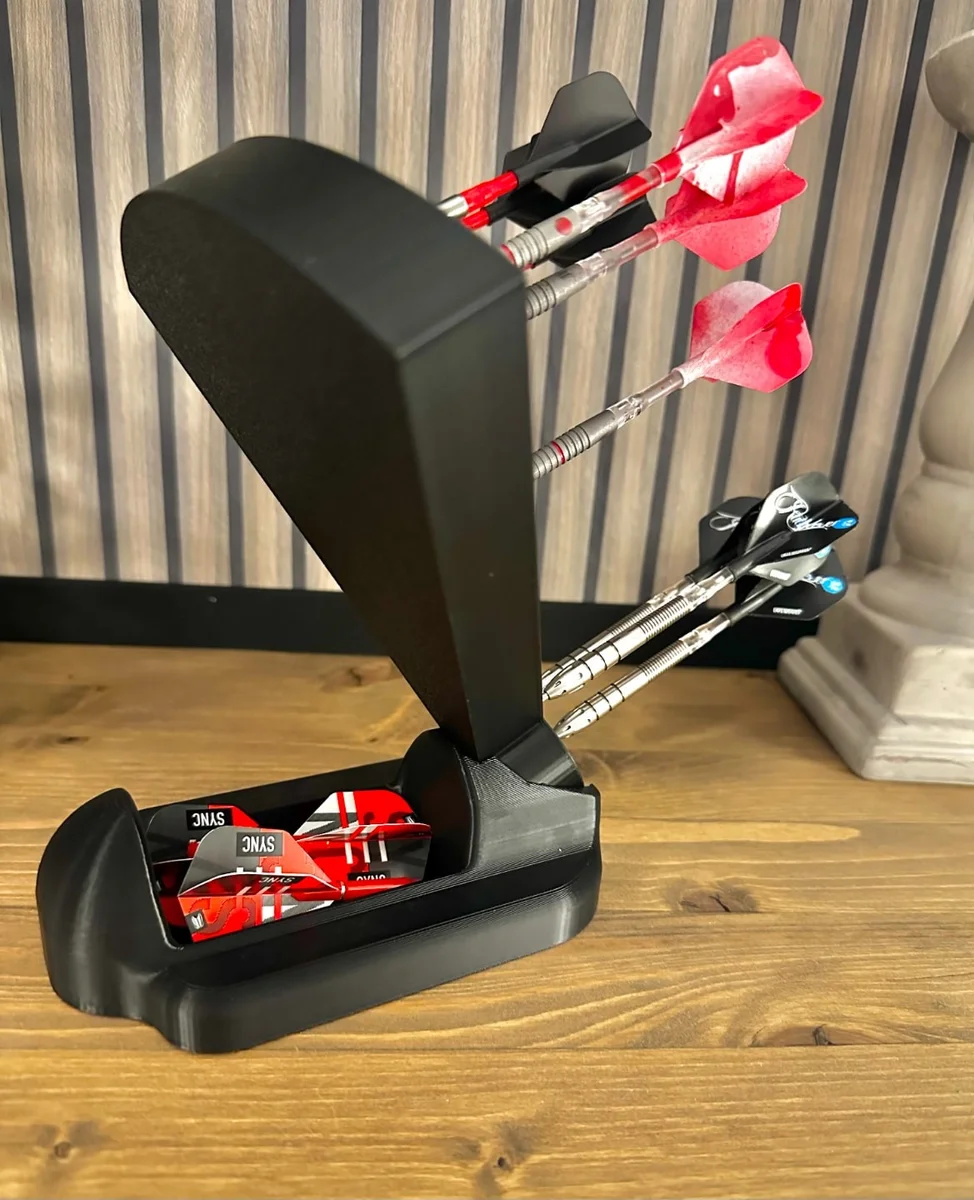 Dart Holder Display Stand for Darts - Dartboard Style, Flight & Tip Storage photo 3
