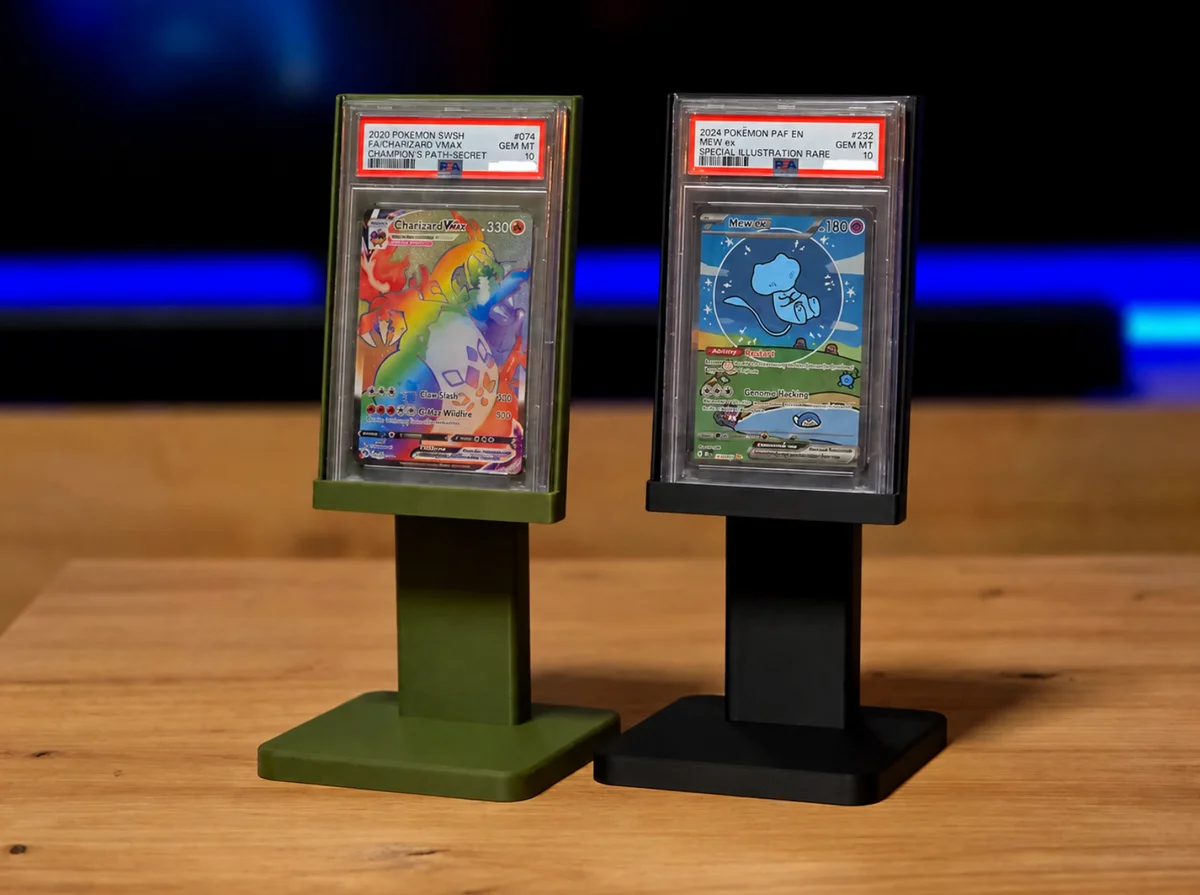 12 x Graded Card Slab Display Stand 4x3  & 24 x Single Card Display stands (Bespoke Order) photo 2