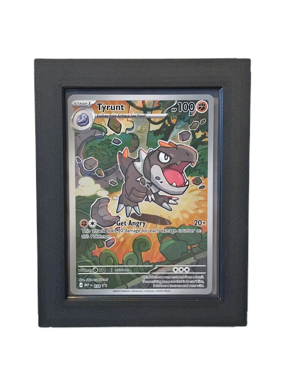 Wall Display Frame for Trading Card Toploaders Snap Together HSK 3D photo 5