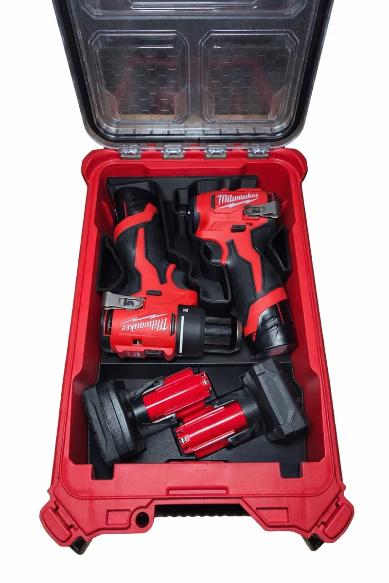 Milwaukee Packout Insert Liner for M12 Drill Impact Driver Subcompact Organiser photo 1