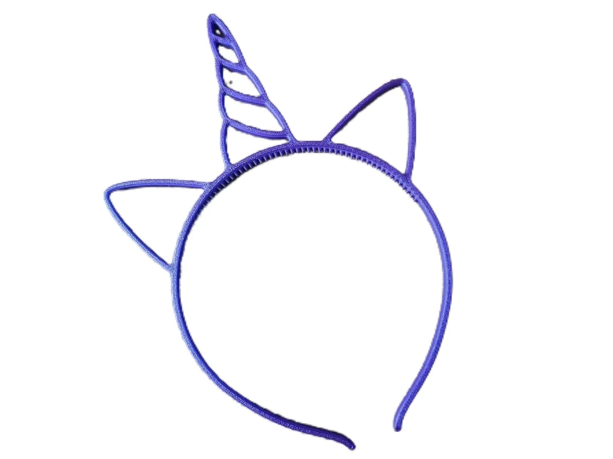 Unicorn Horn & Ears Headband for Fancy Dress Costume photo 2
