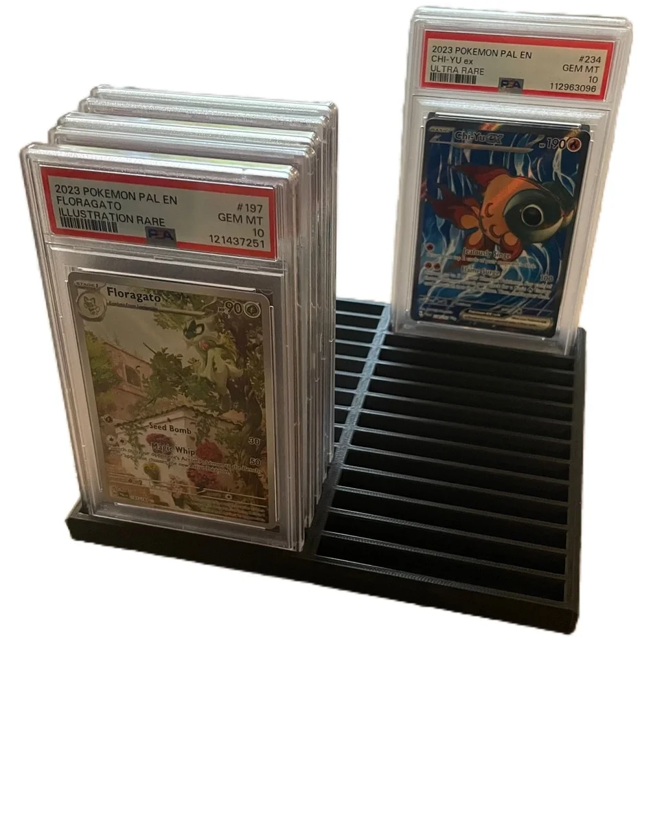 Graded Card Display Stand for 28 PSA Slabs photo 7