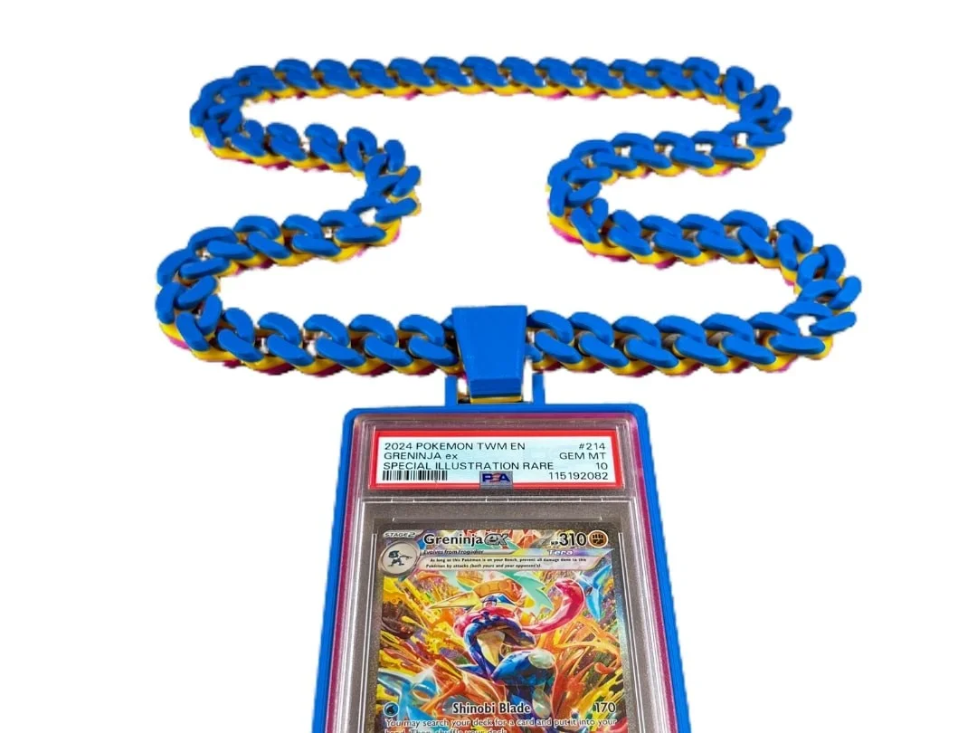 PSA Graded Card Slab Chain Necklace for Card Collectors photo 2