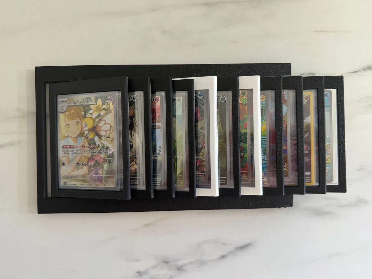 Modular Wall-Mounted Card Display System for Pokémon Top Loaders photo 3