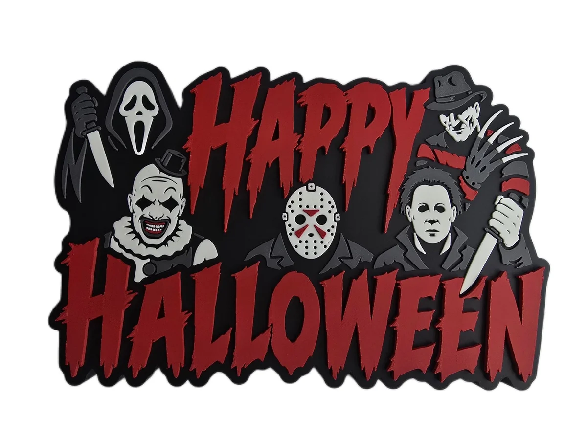 Horror Movie Halloween Decorative Sign for Home Decor photo 6